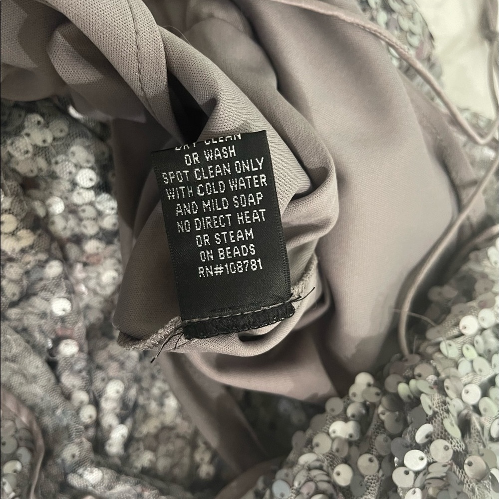 Nordstrom Silver Sequin Dress - Picture 7 of 8